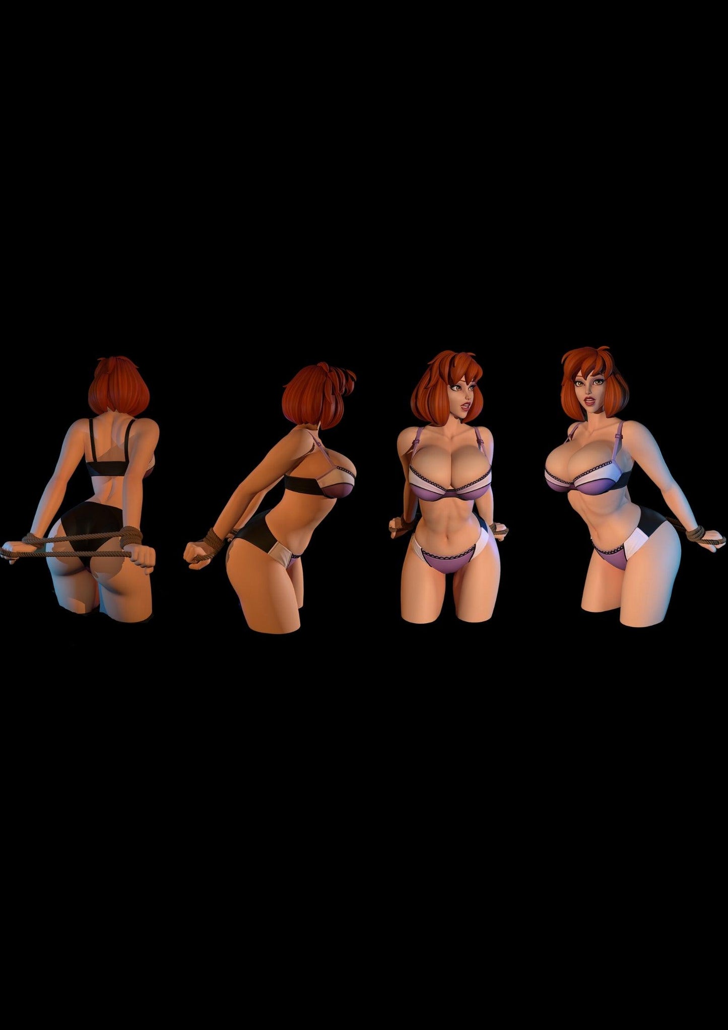 Mutant Ninja Girl bustholder - NSFW FIGURES