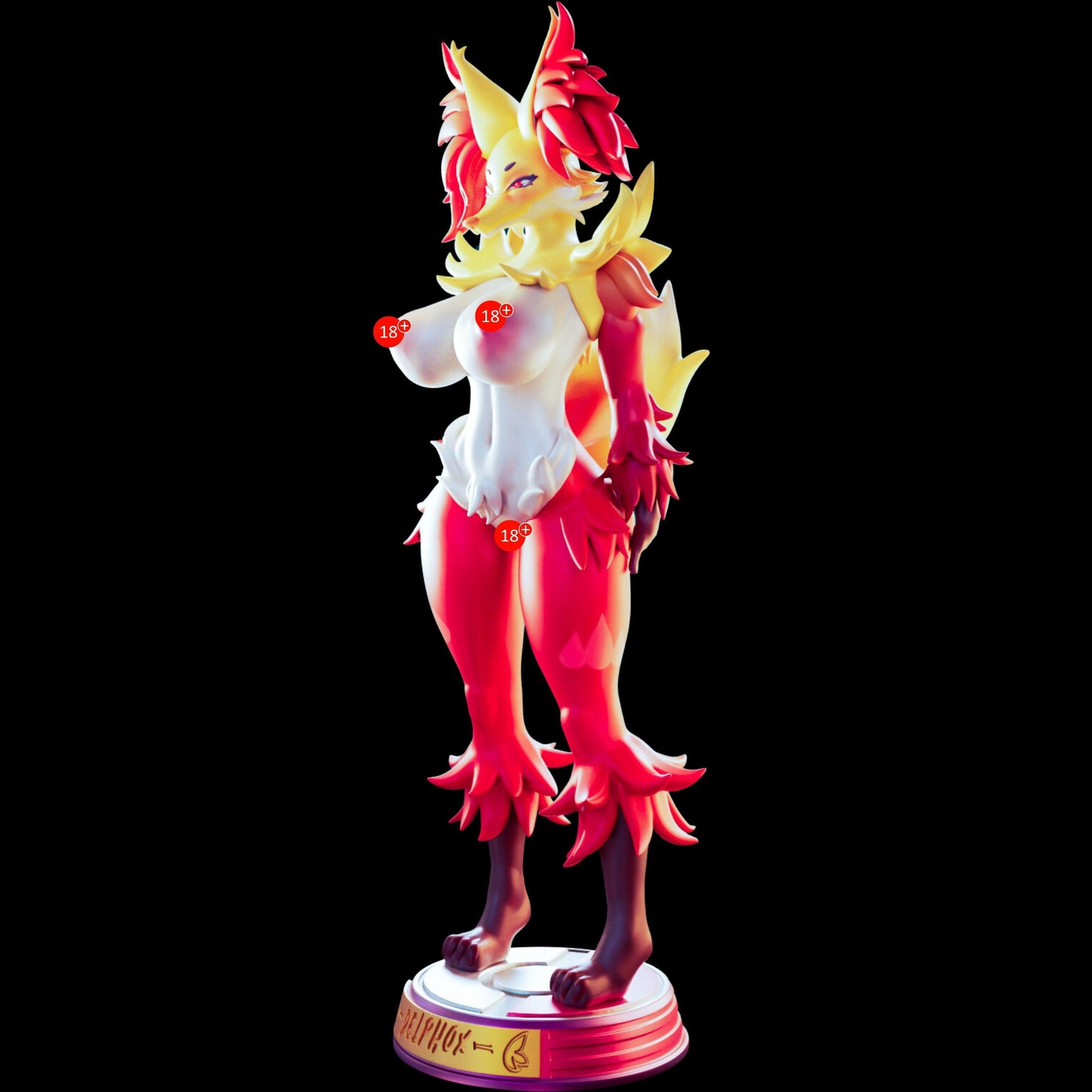 Fire Psychic Fox - NSFW FIGURES