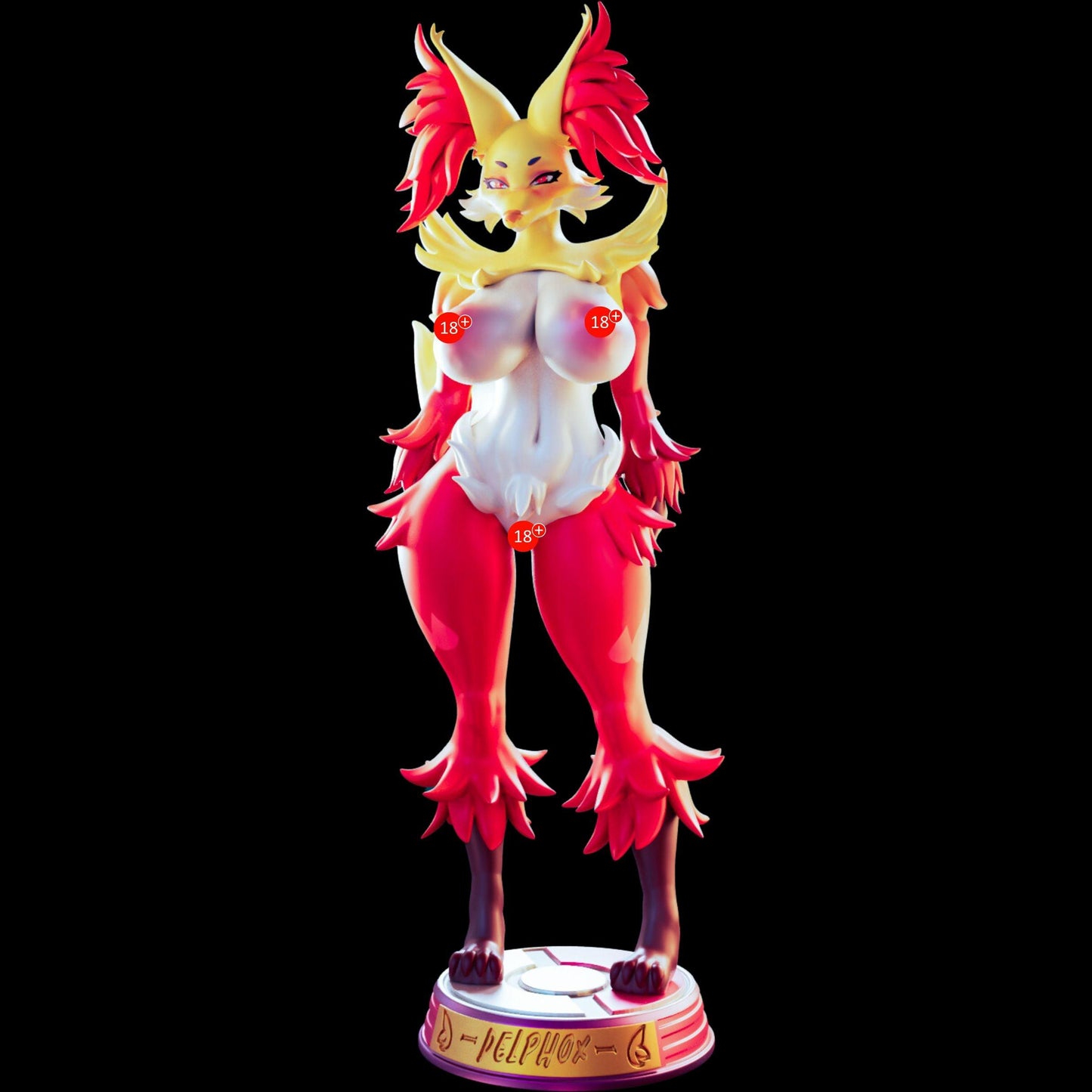 Fire Psychic Fox - NSFW FIGURES