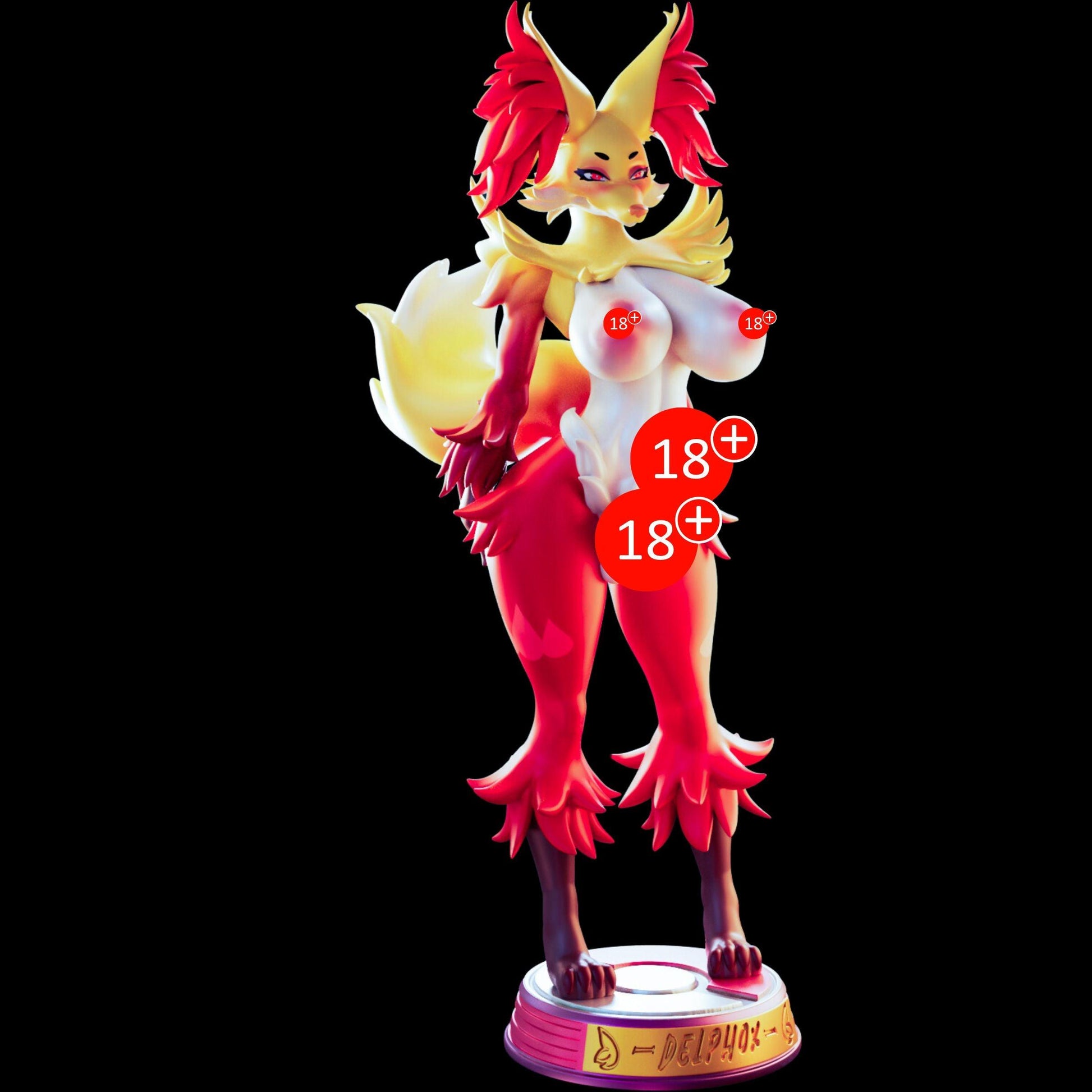 Fire Psychic Fox - NSFW FIGURES