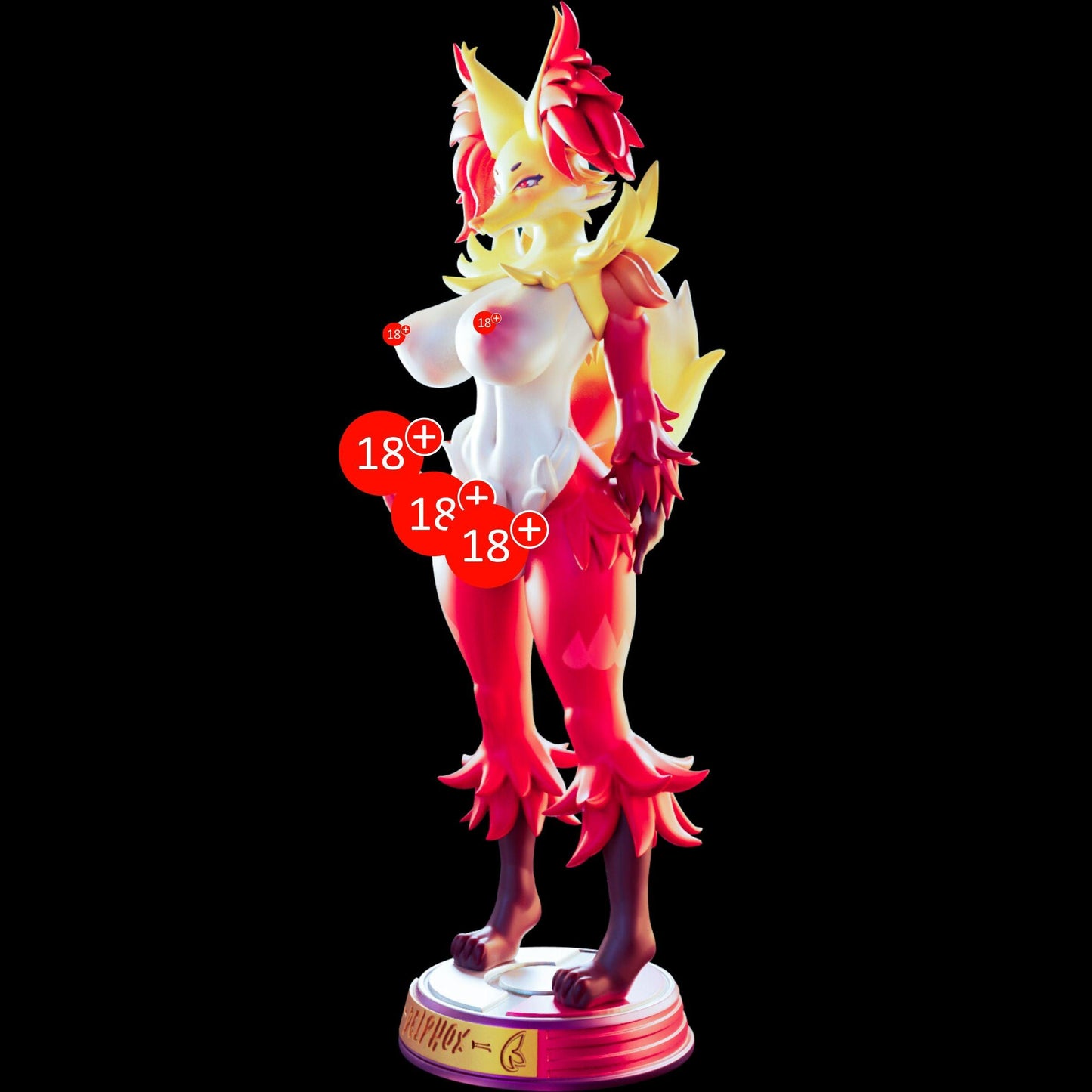 Fire Psychic Fox - NSFW FIGURES