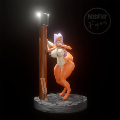 Maid fox spank diorama - NSFW FIGURES