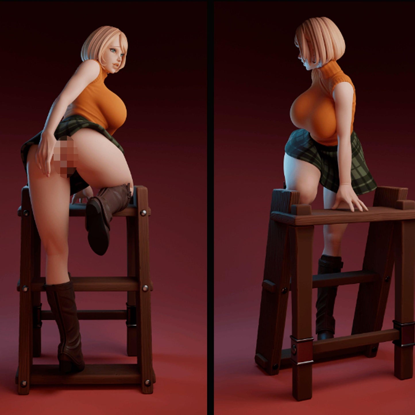 Blonde lady - NSFW FIGURES