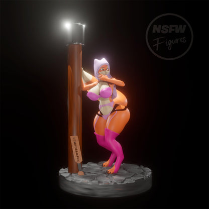 Maid fox spank diorama - NSFW FIGURES