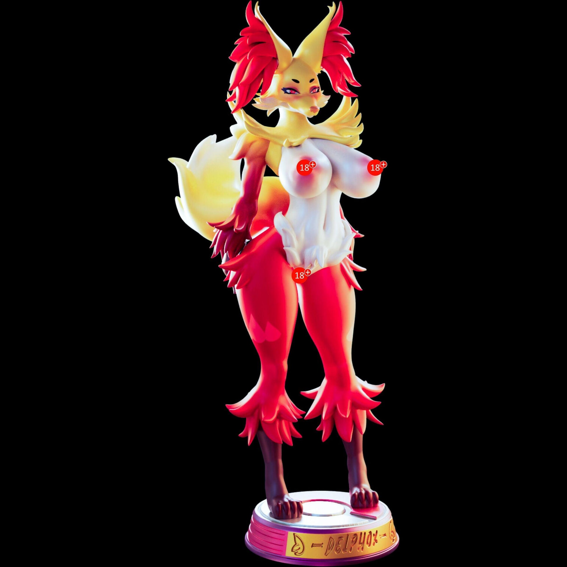 Fire Psychic Fox - NSFW FIGURES