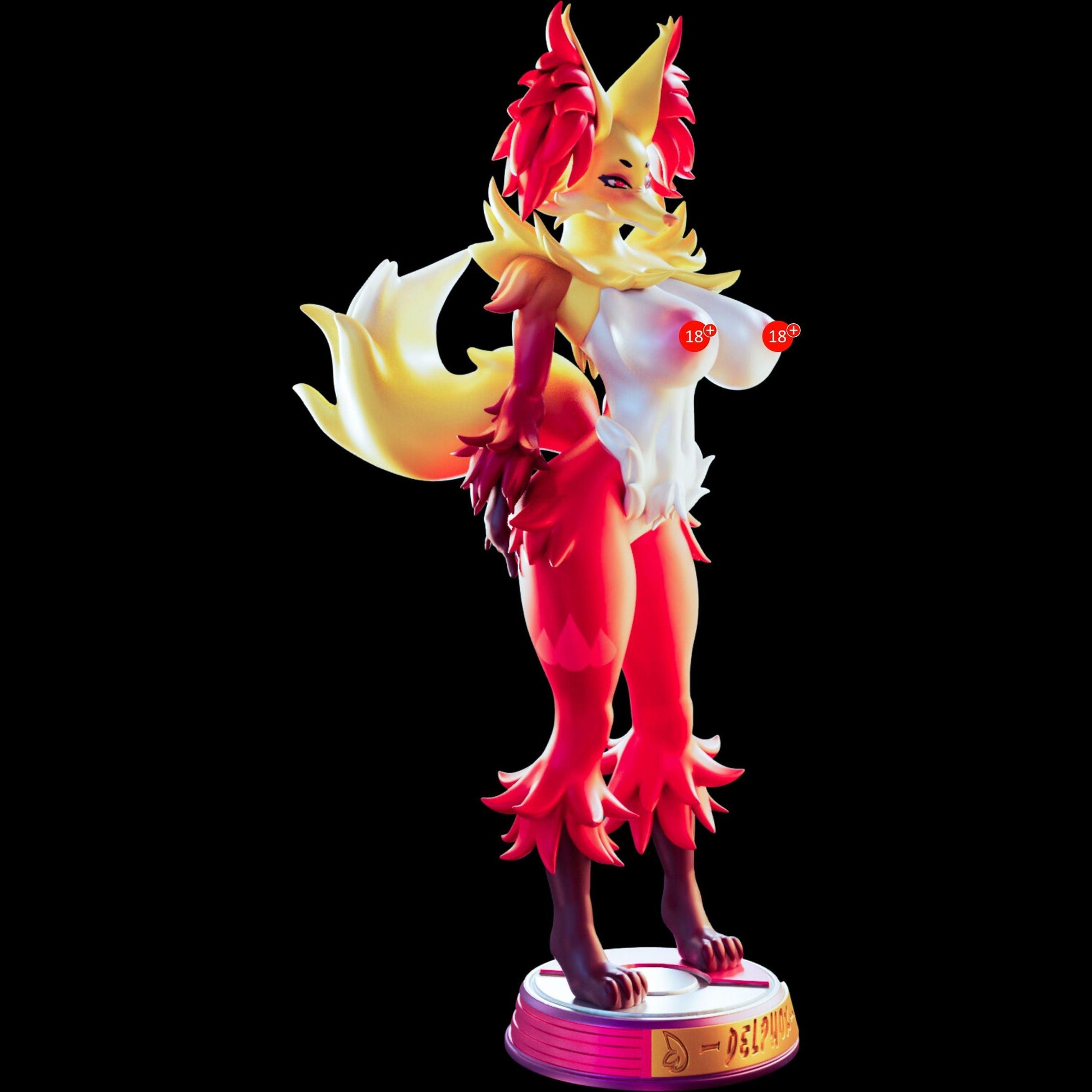 Fire Psychic Fox - NSFW FIGURES