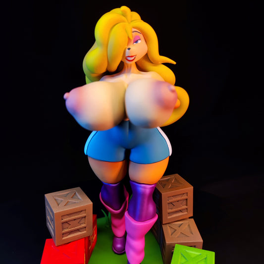 Blonde furry girl - nsfw diorama