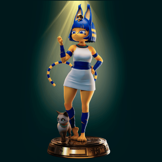 Egyptian cat standing - NSFW FIGURES