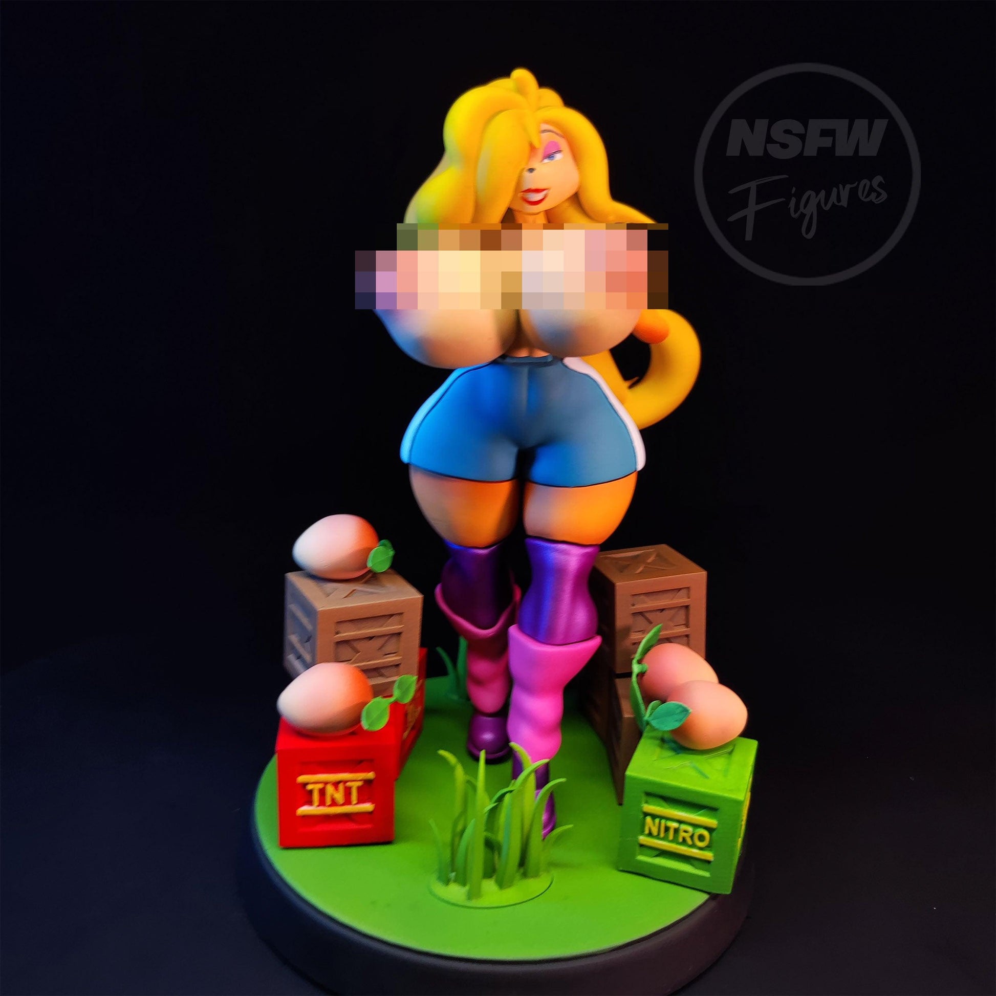 blonde furry girl - nsfw diorama - NSFW FIGURES