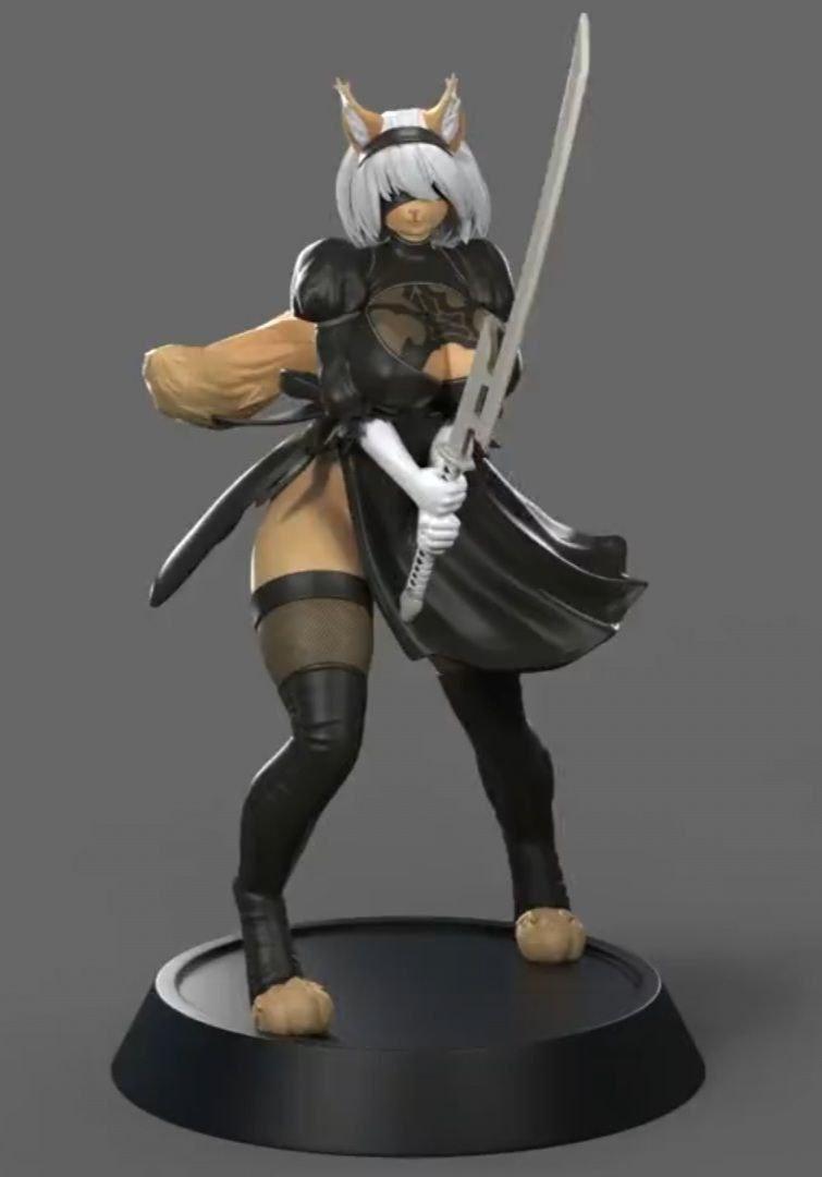 2b furry version - NSFW FIGURES