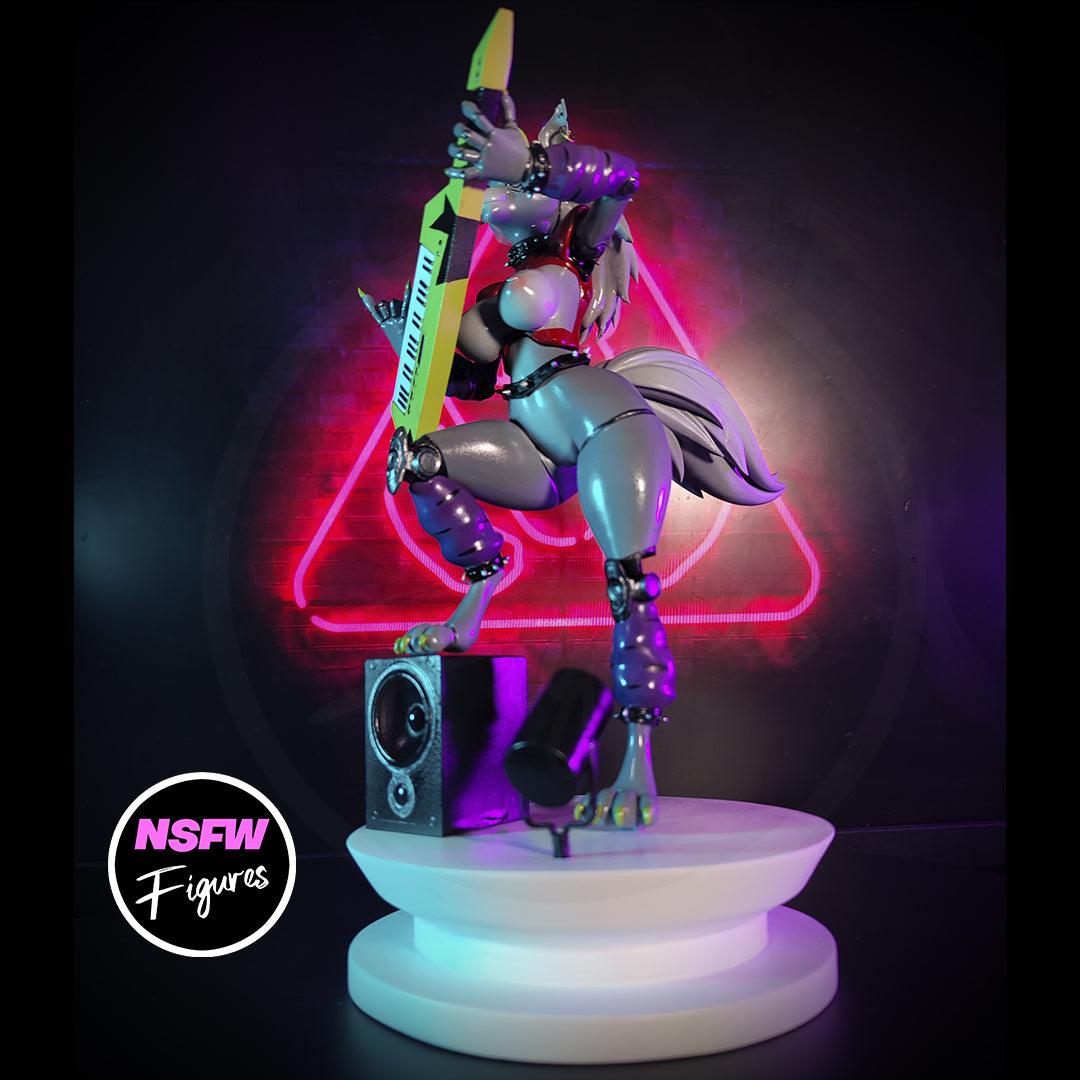 rocker Robotic wolf girl – NSFW FIGURES